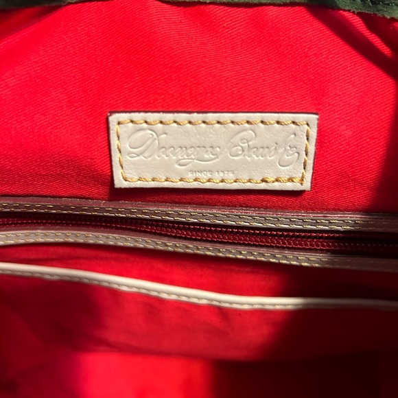 Dooney and Bourke leather purse/backpack❤️gorgeous ecru color red lining 15x12x7 - Picture 7 of 10